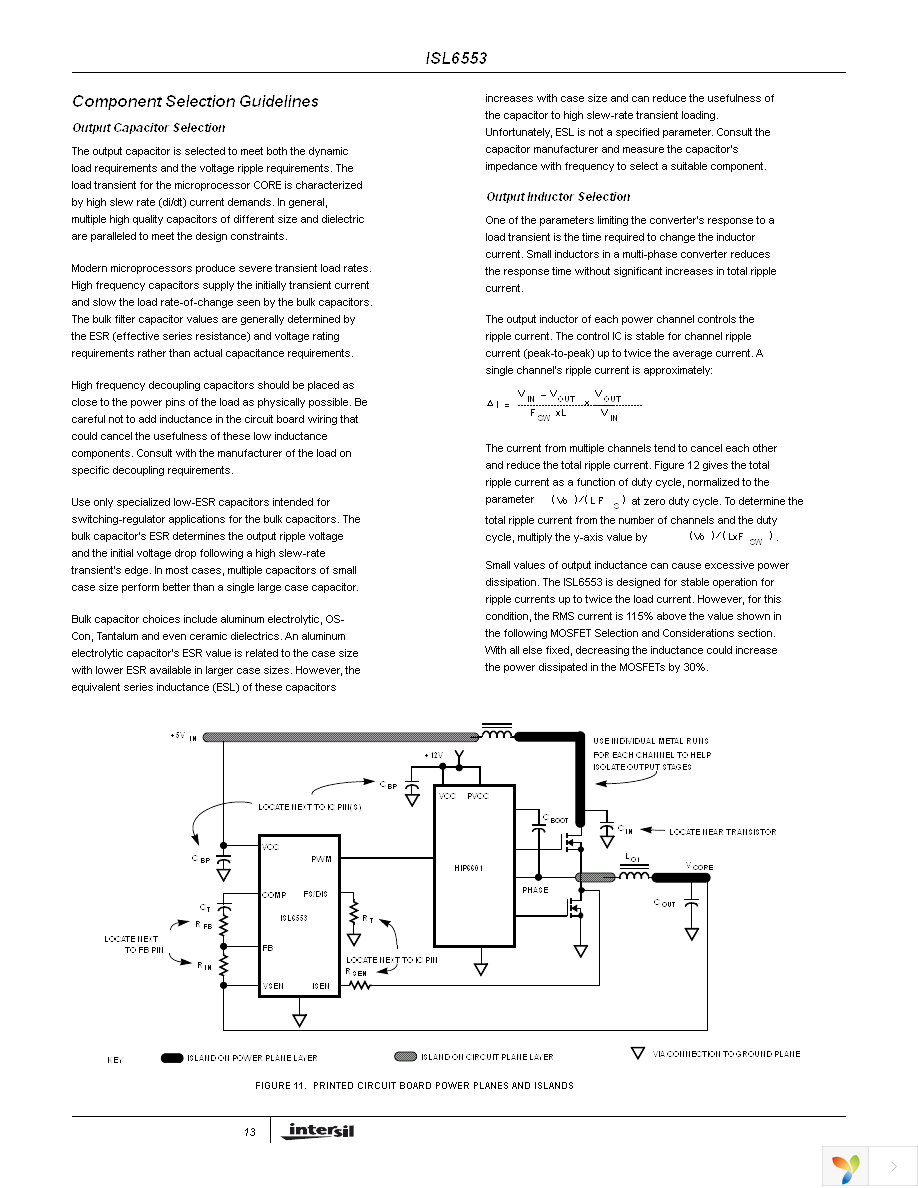 ISL6553CBZ-T Page 13