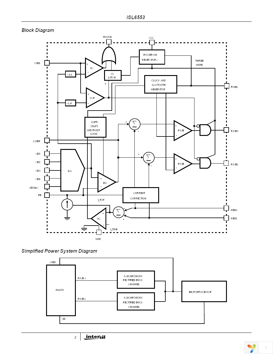 ISL6553CBZ-T Page 2