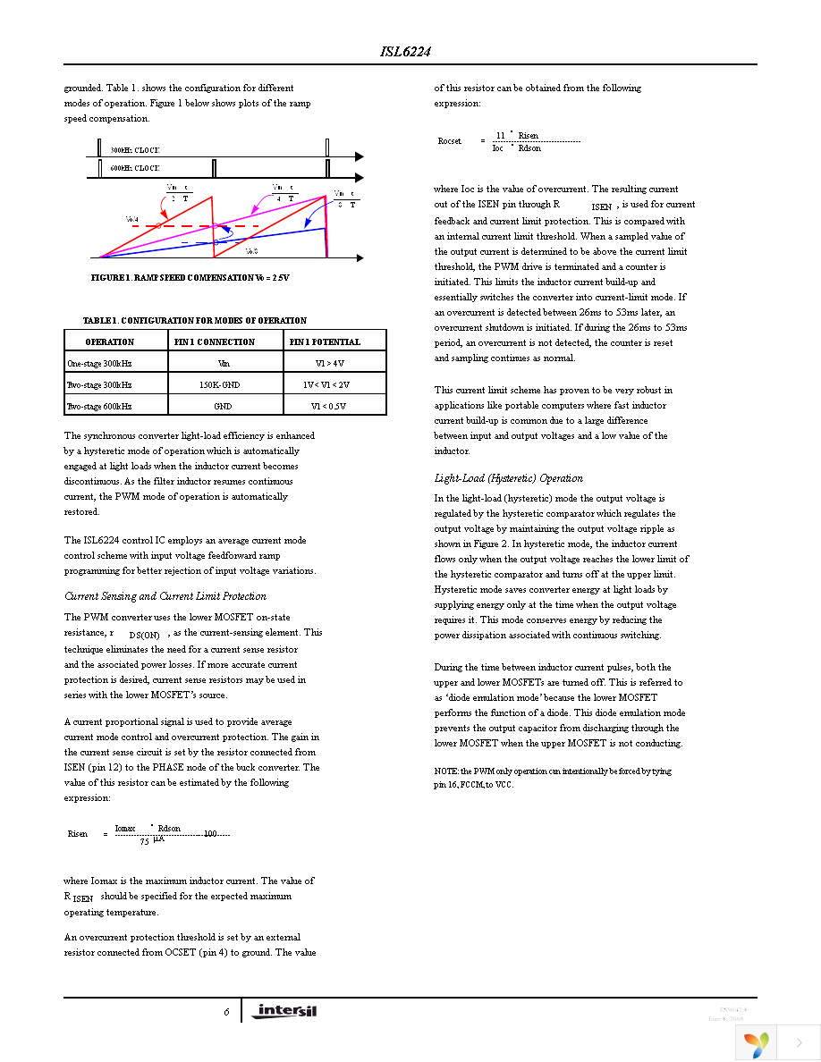 ISL6224CAZ-T Page 6