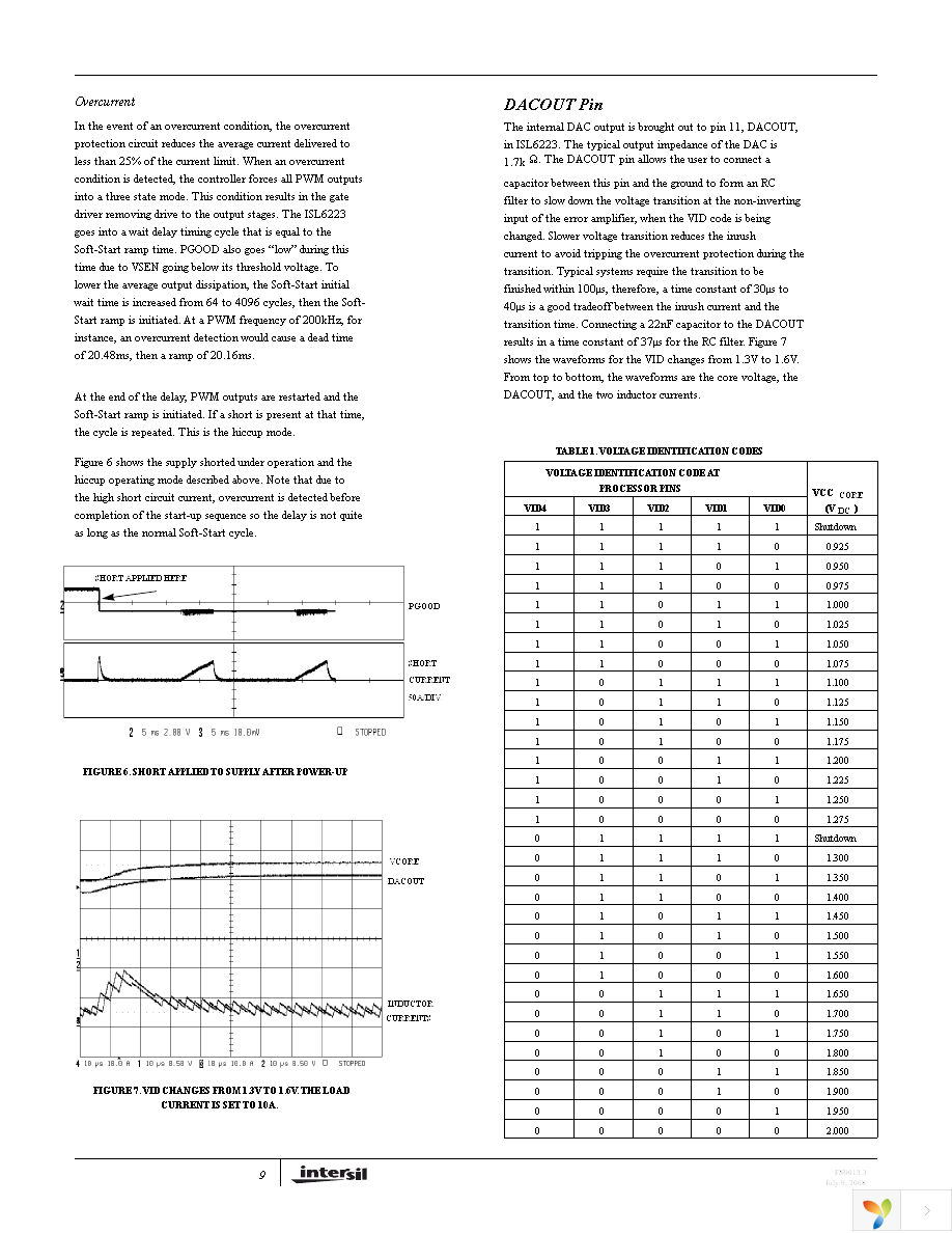 ISL6223CAZA-T Page 9