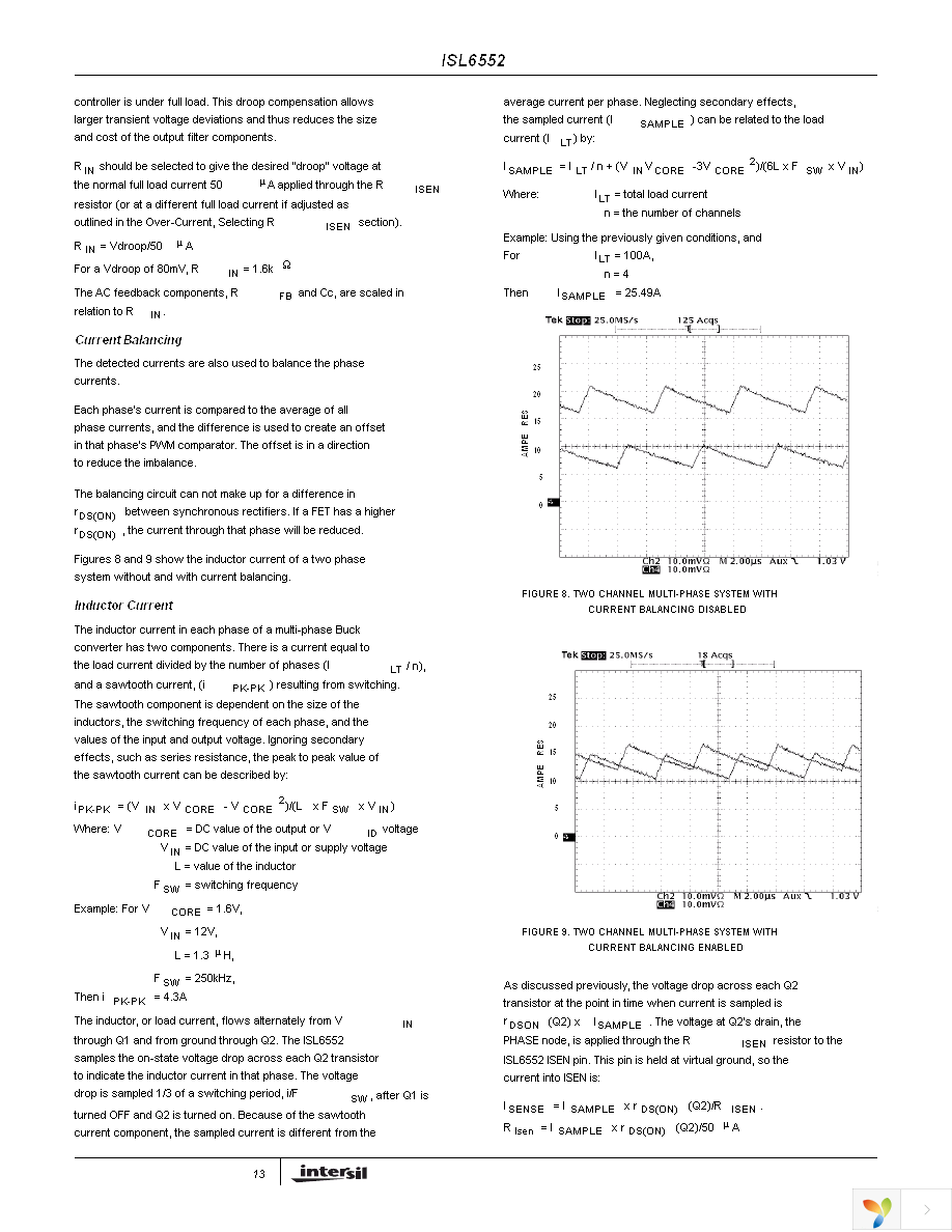 ISL6552CBZ-T Page 13