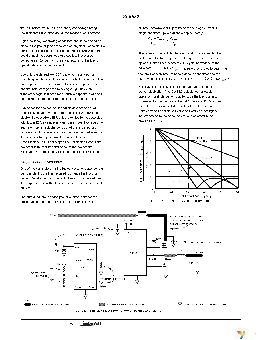 ISL6552CBZ-T Page 15