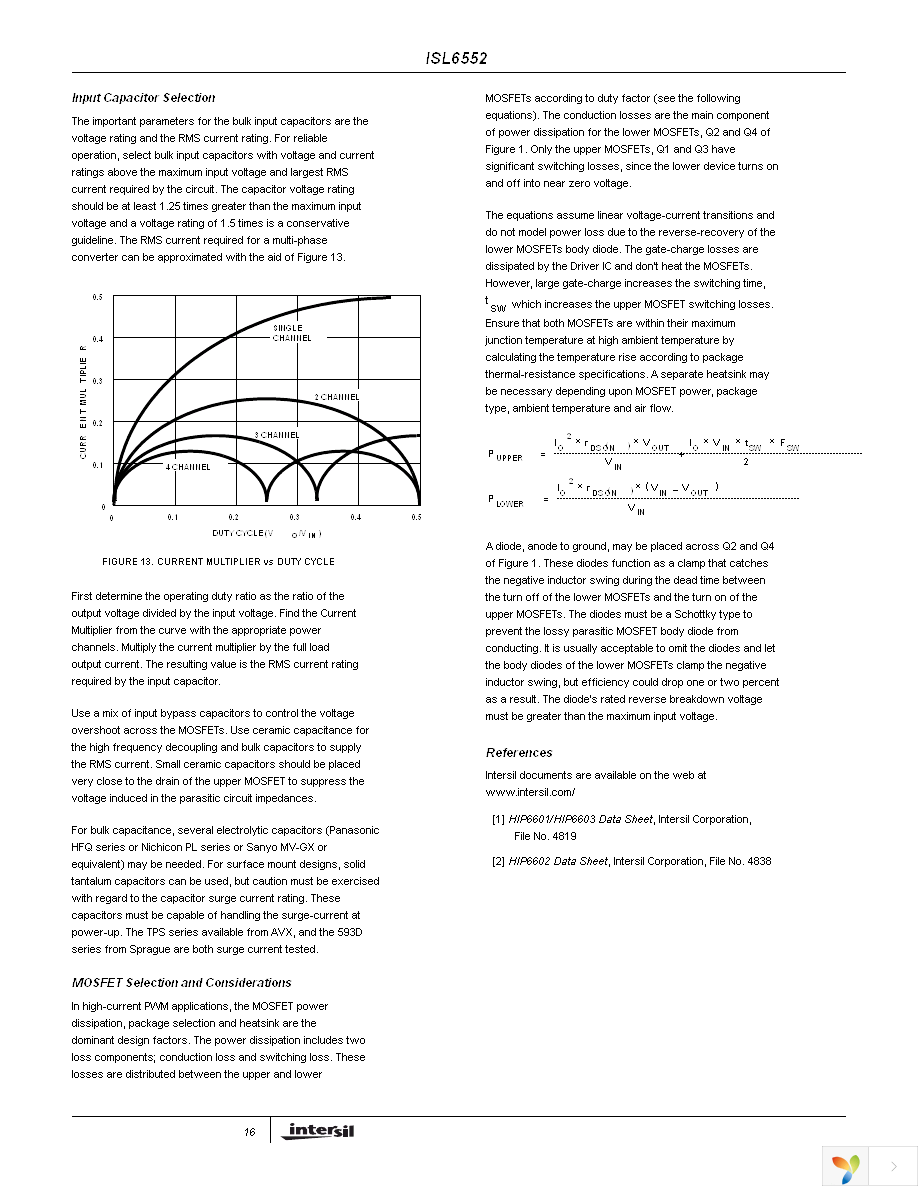 ISL6552CBZ-T Page 16