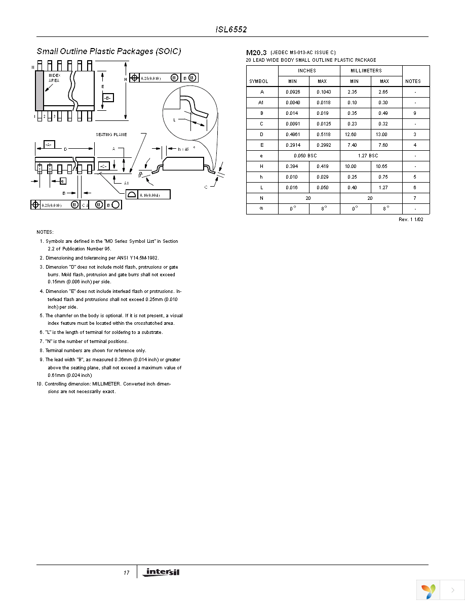 ISL6552CBZ-T Page 17