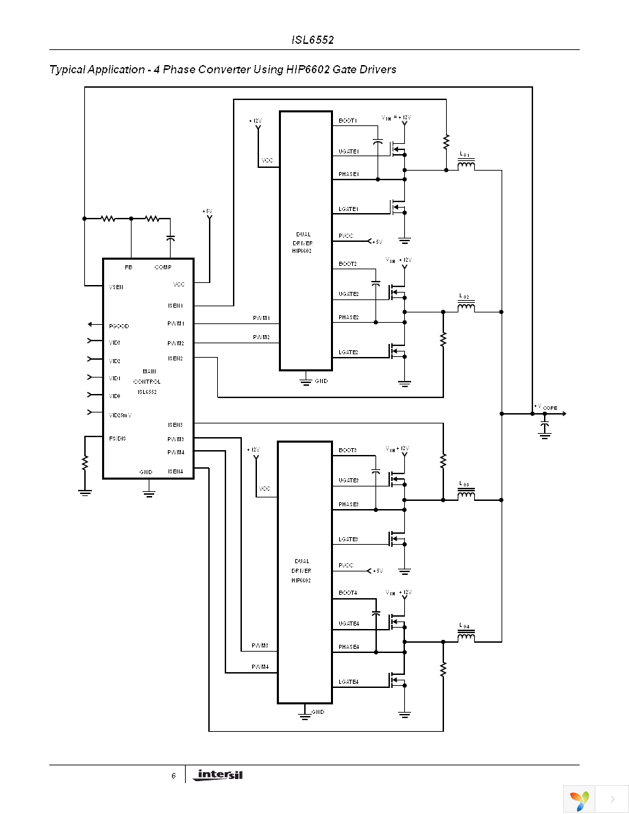 ISL6552CBZ-T Page 6