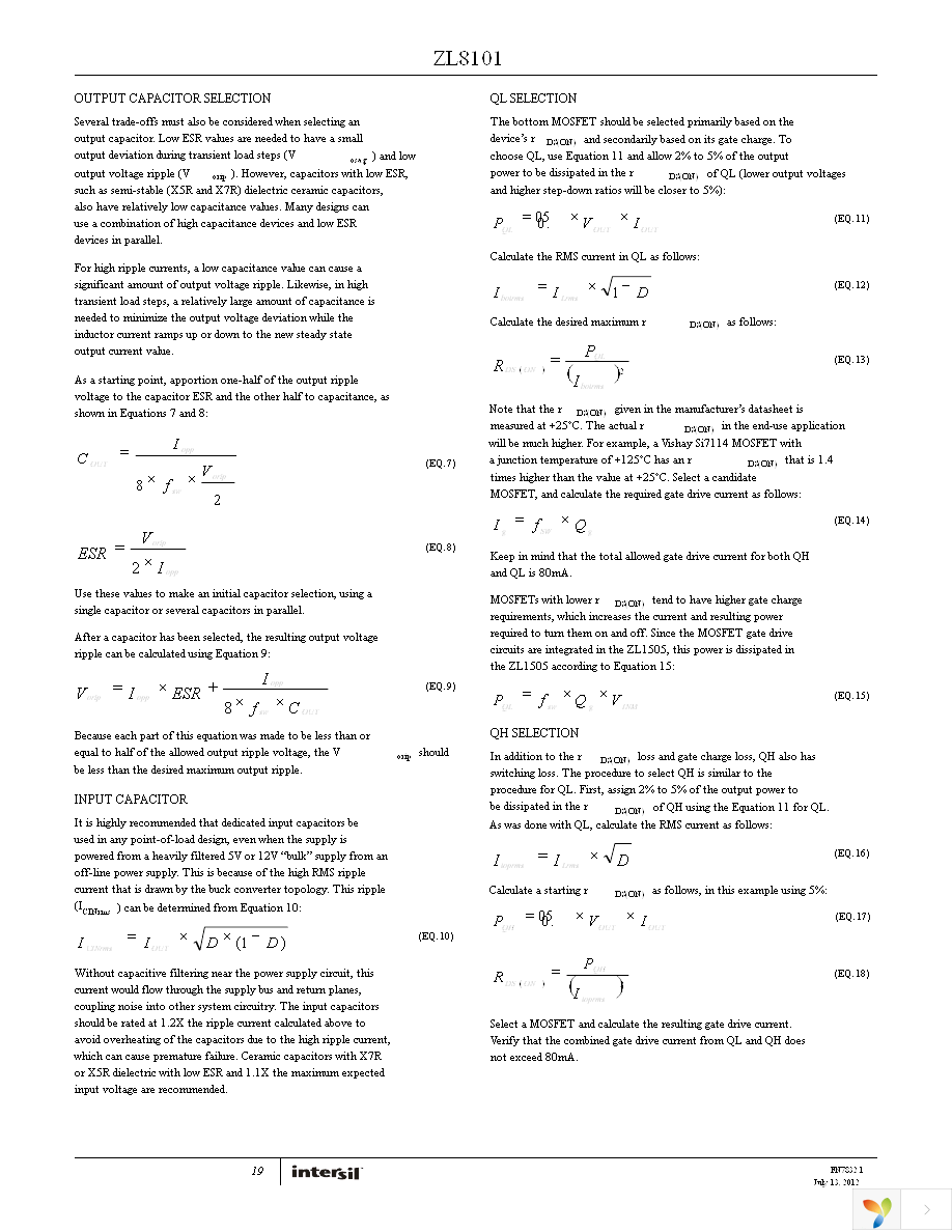 ZL8101ALAFTK Page 19