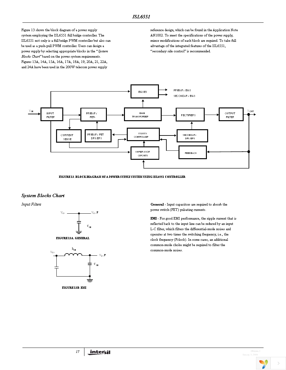 ISL6551IBZ Page 17