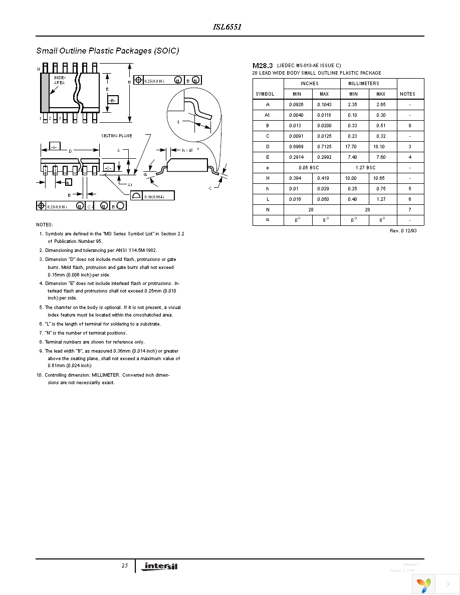 ISL6551IBZ Page 25