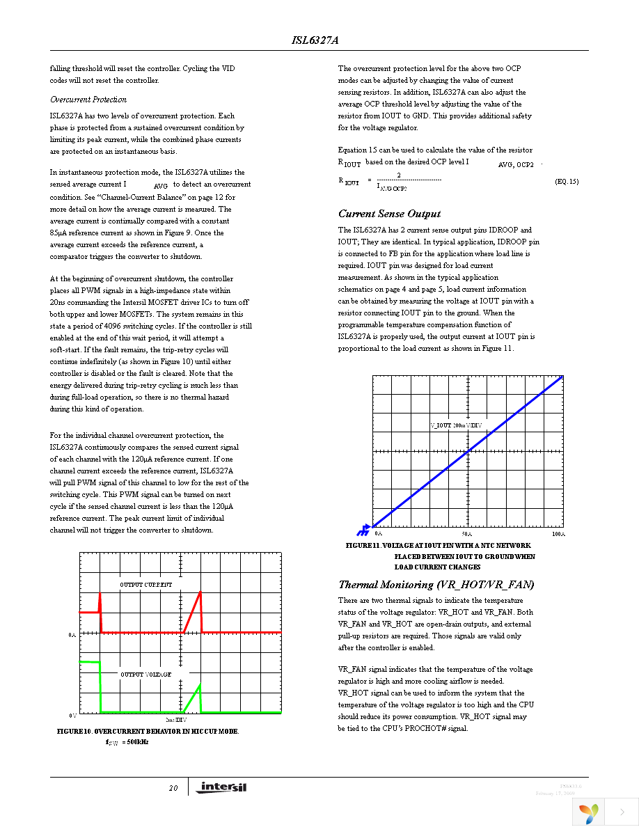 ISL6327ACRZ Page 20