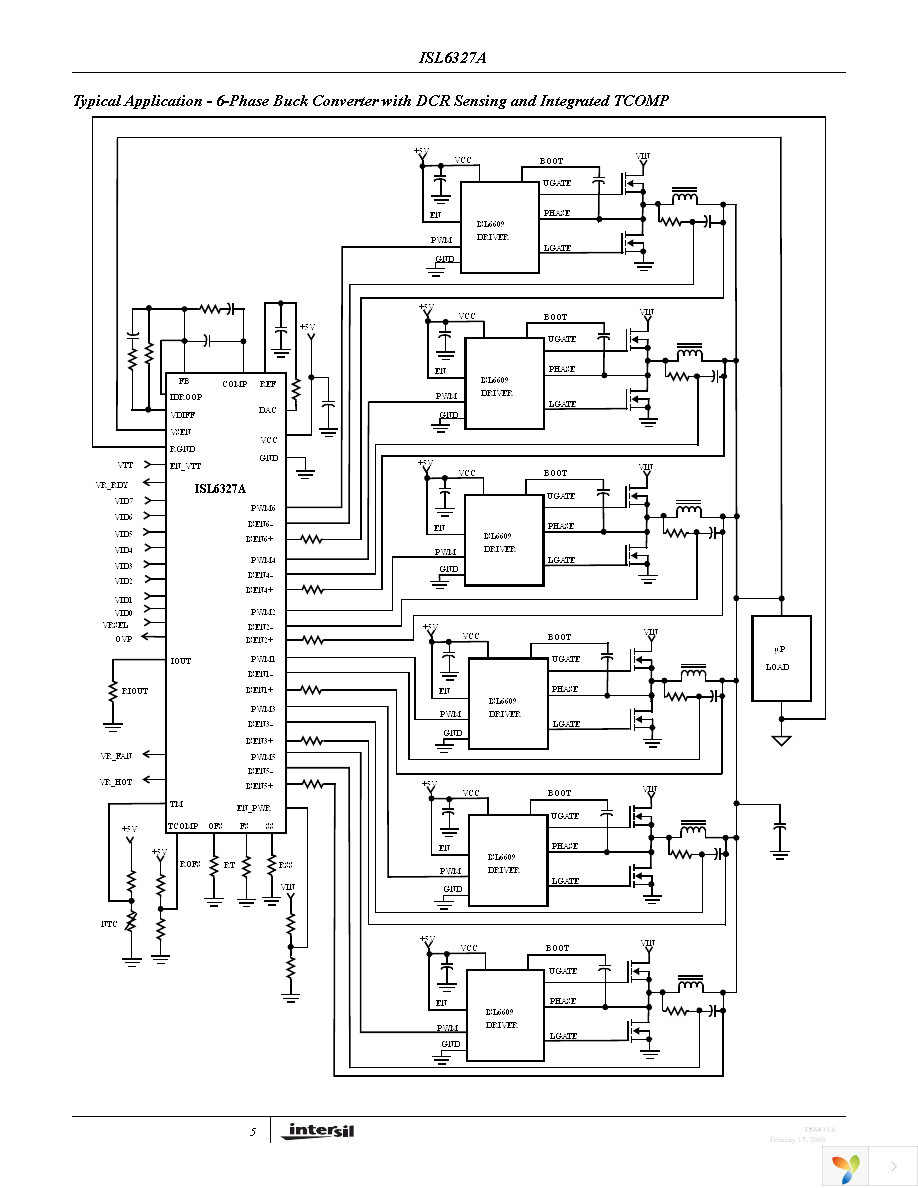 ISL6327ACRZ Page 5