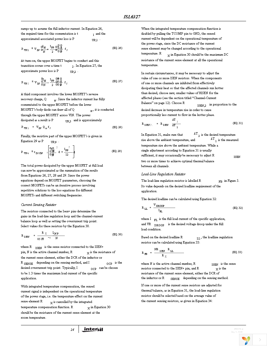 ISL6327CRZ-T Page 24