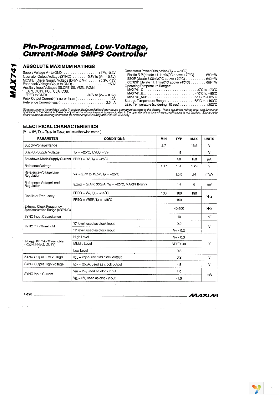 MAX741UCPP Page 2