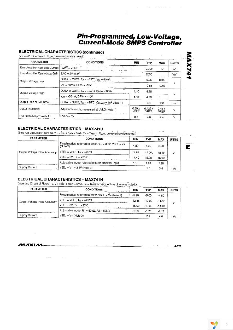 MAX741UCPP Page 3