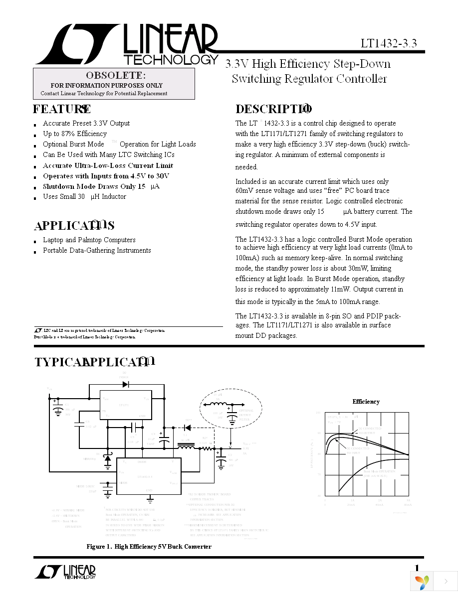 LT1432CN8-3.3 Page 1