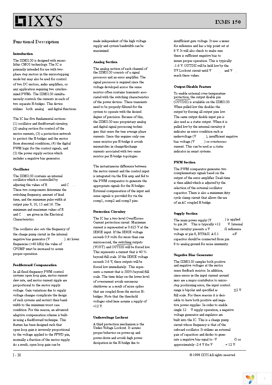 IXMS150PSI Page 4