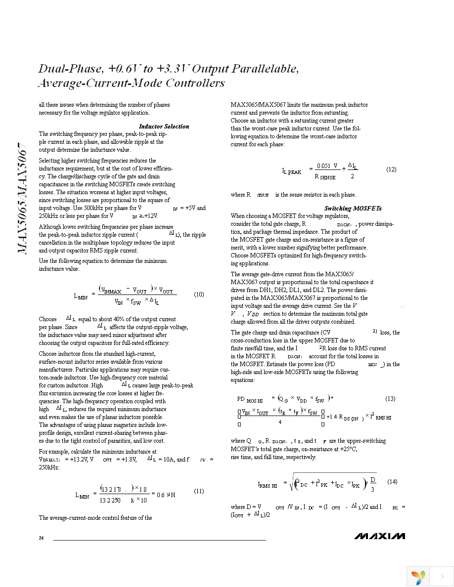 MAX5067ETH+T Page 26