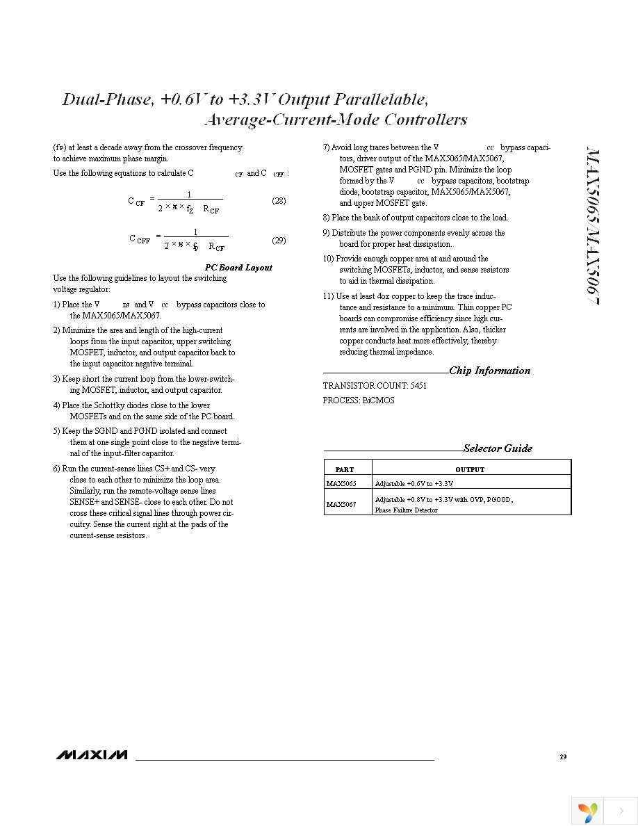 MAX5067ETH+T Page 29