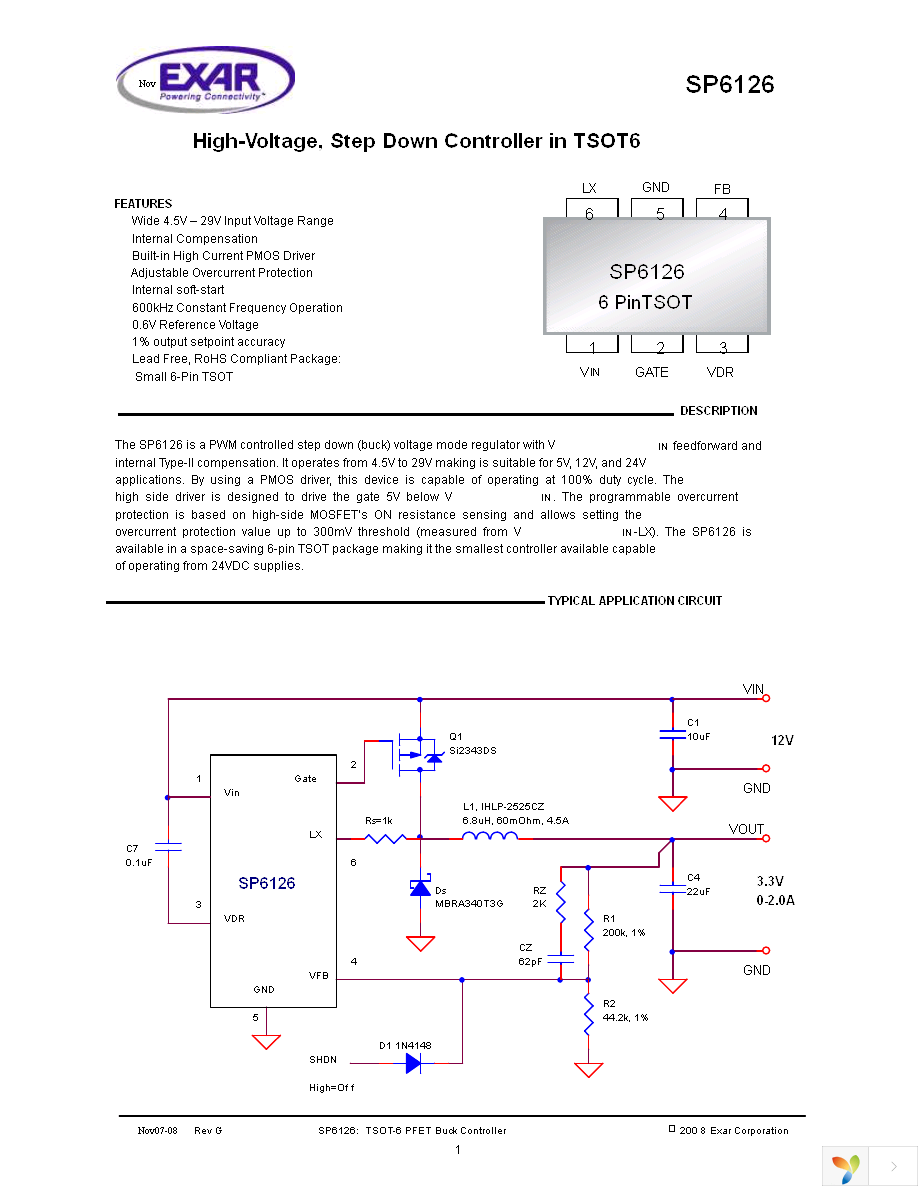 SP6126EK1-L Page 1