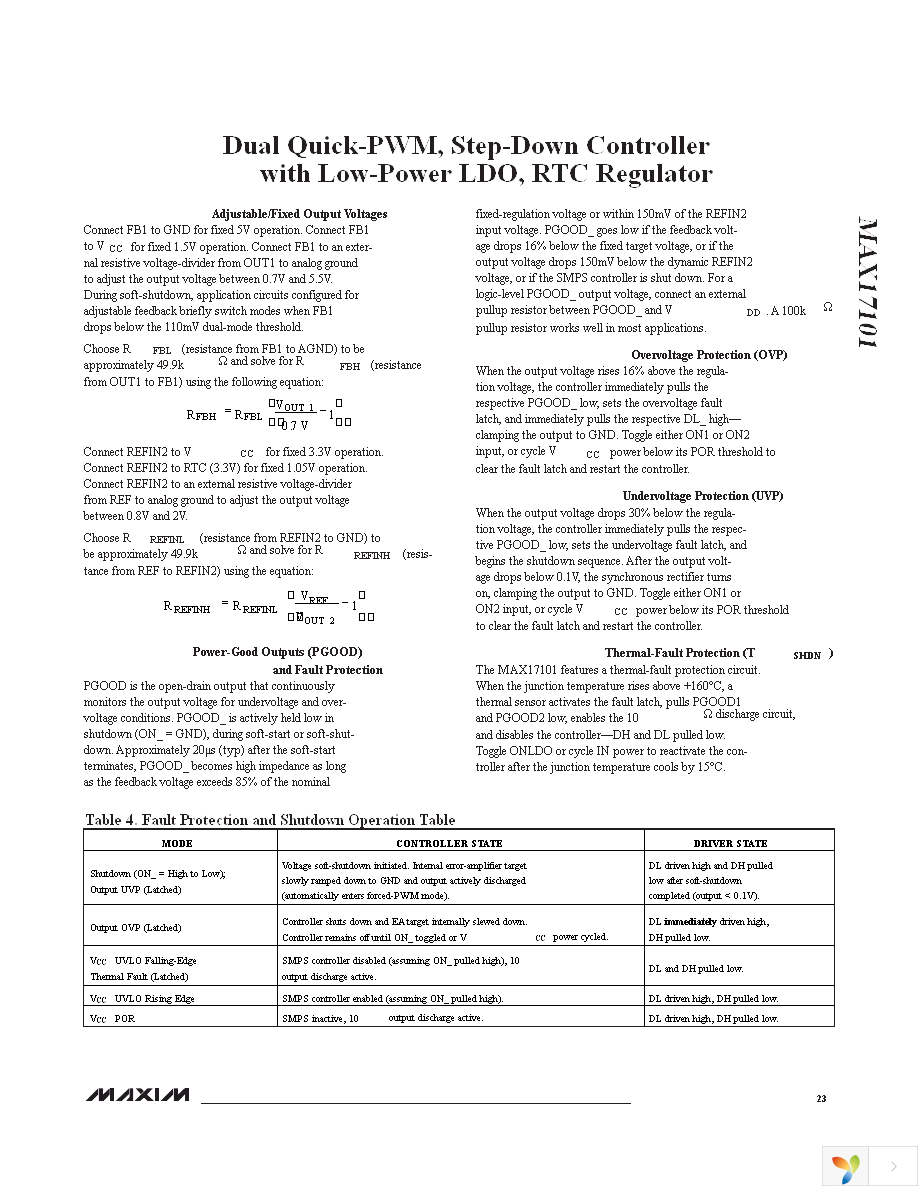 MAX17101ETJ+ Page 23