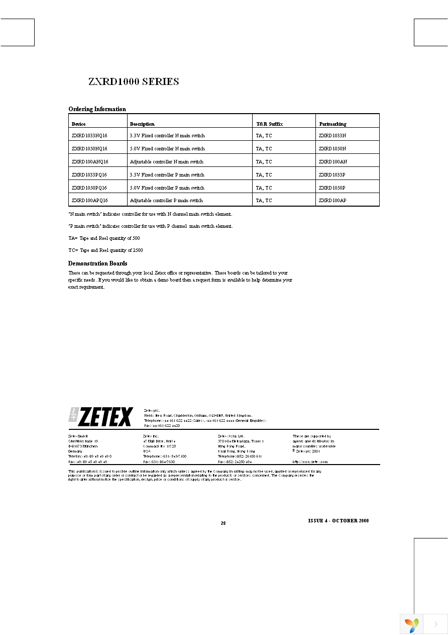 ZXRD1050PQ16TA Page 28