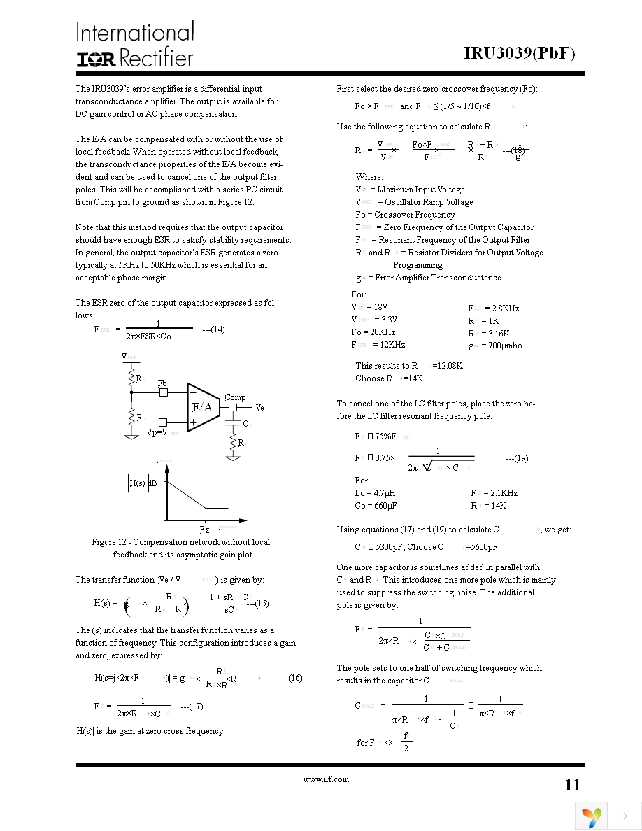 IRU3039CHTR Page 11