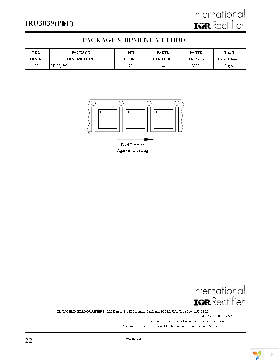 IRU3039CHTR Page 22