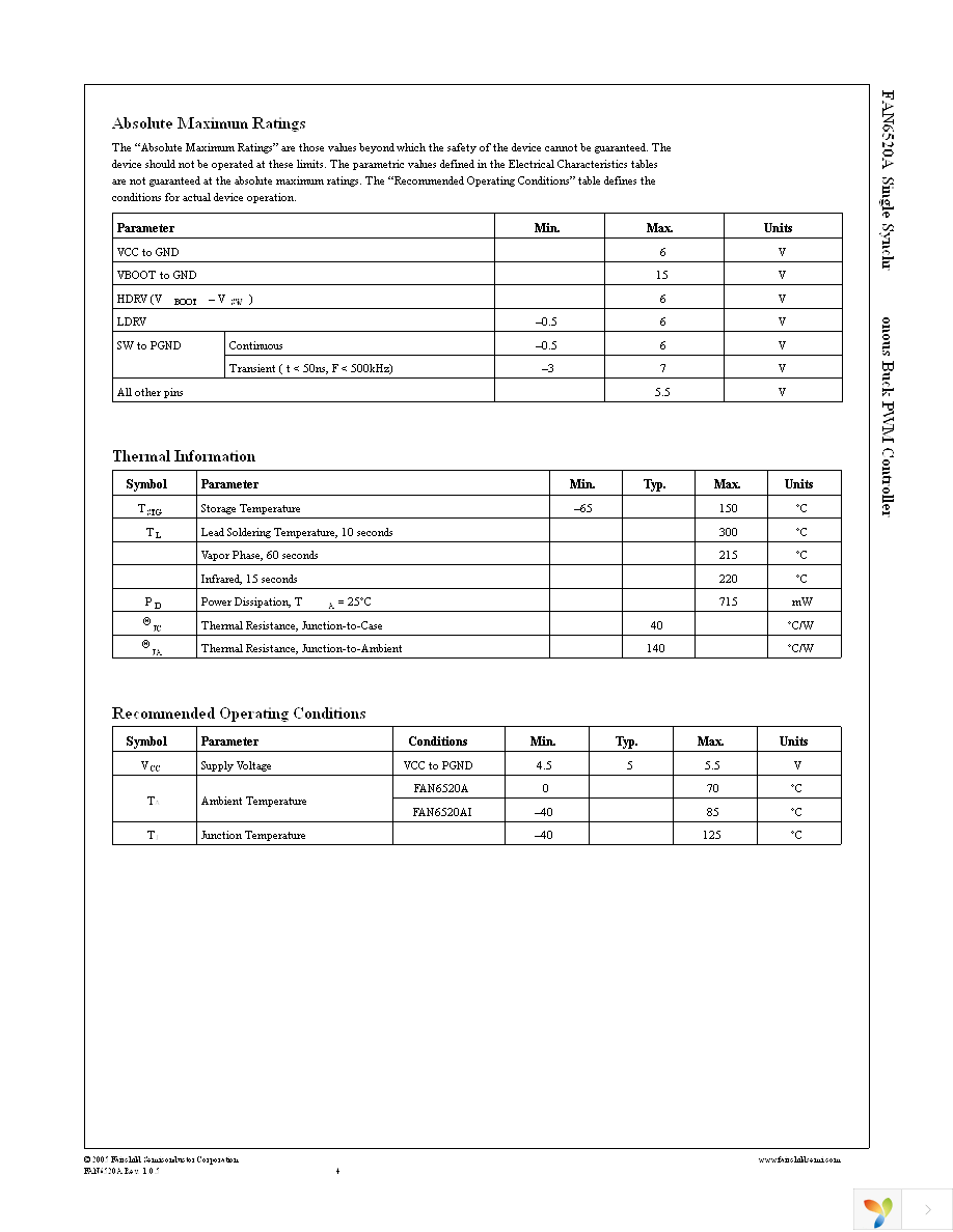 FAN6520AMX Page 4