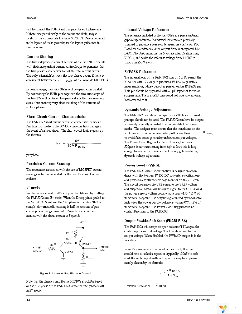 FAN5092MTCX Page 14