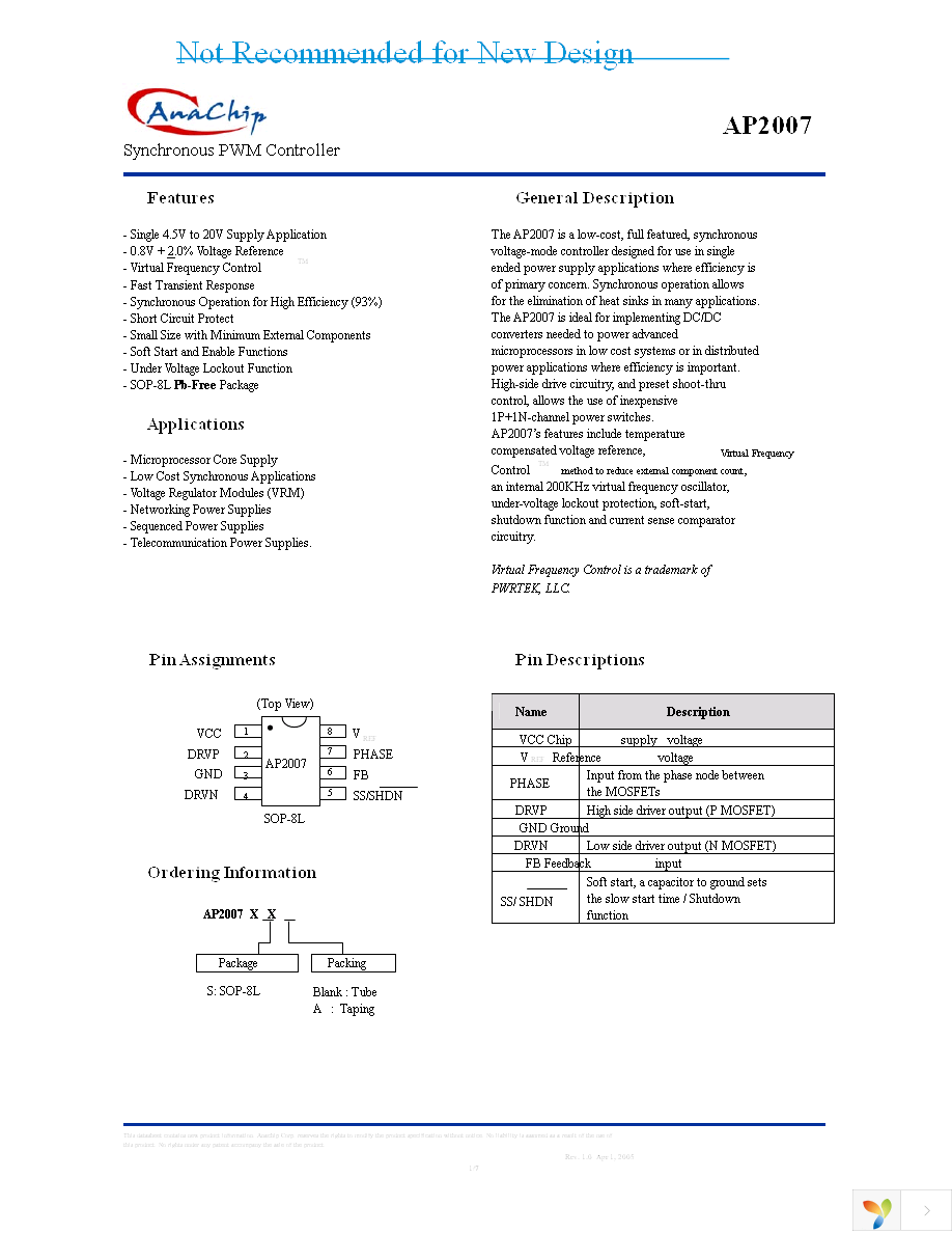 AP2007SL-13 Page 1