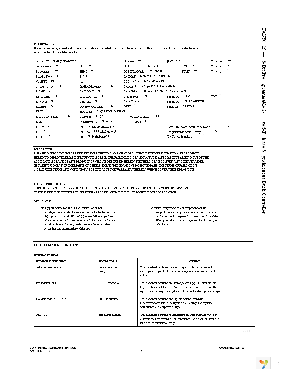 FAN5029MPX Page 3
