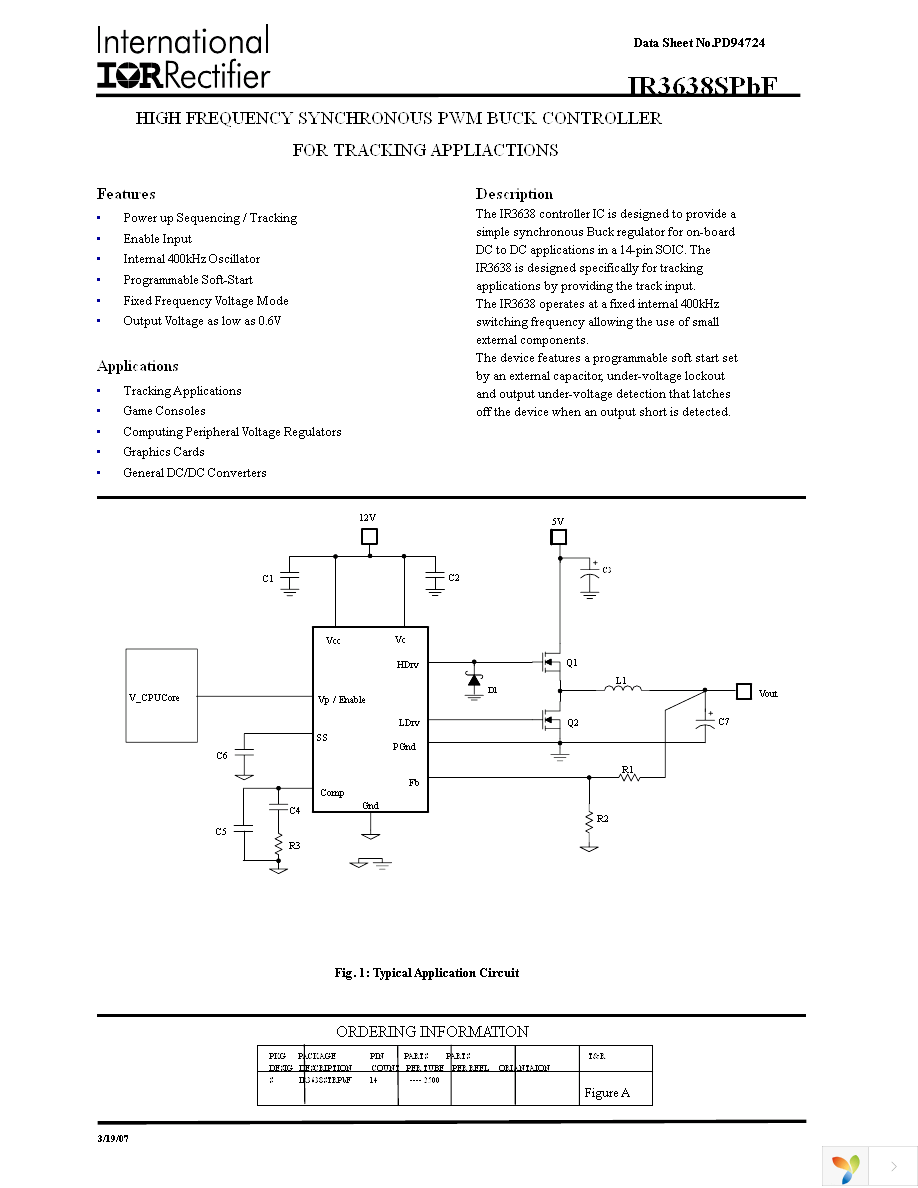 IR3638STRPBF Page 1