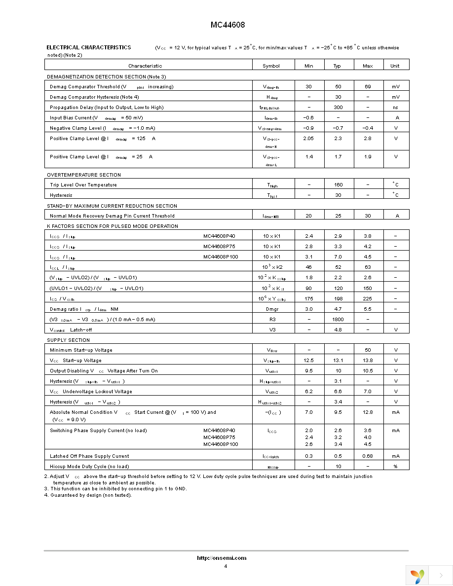 MC44608P100 Page 4