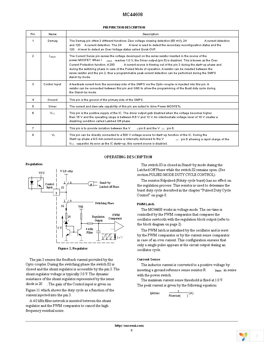 MC44608P100 Page 5