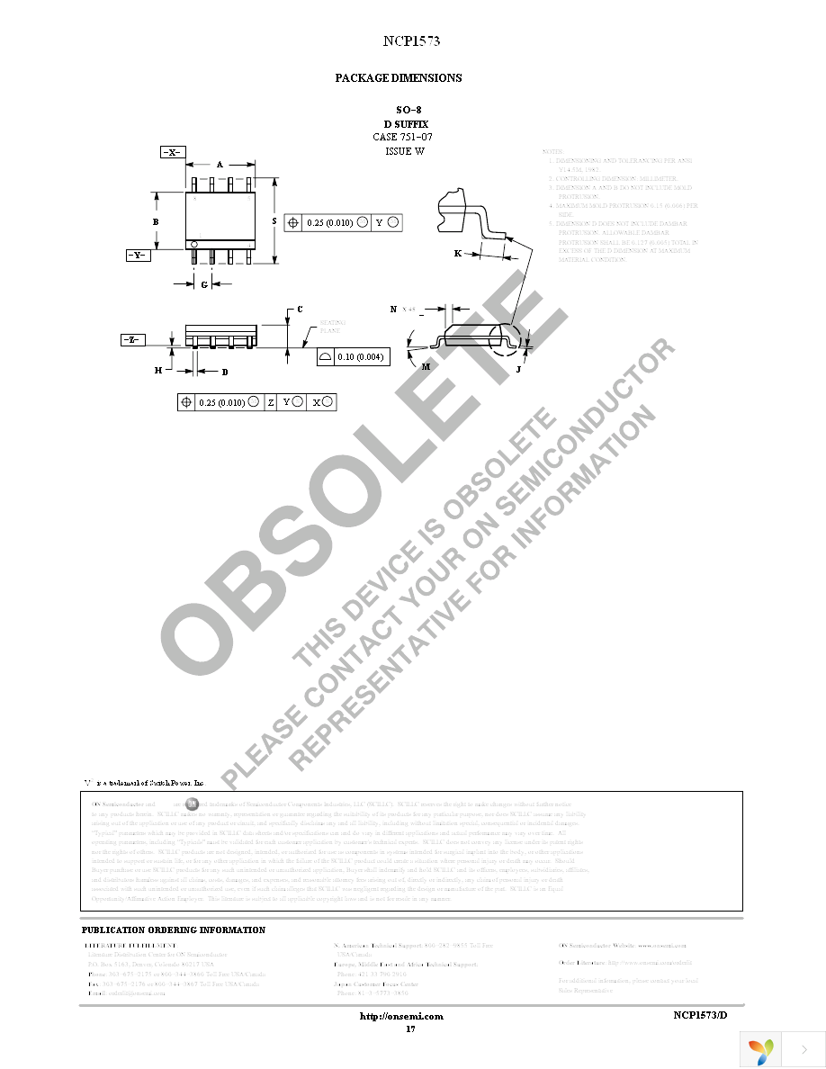 NCP1573DR2 Page 17