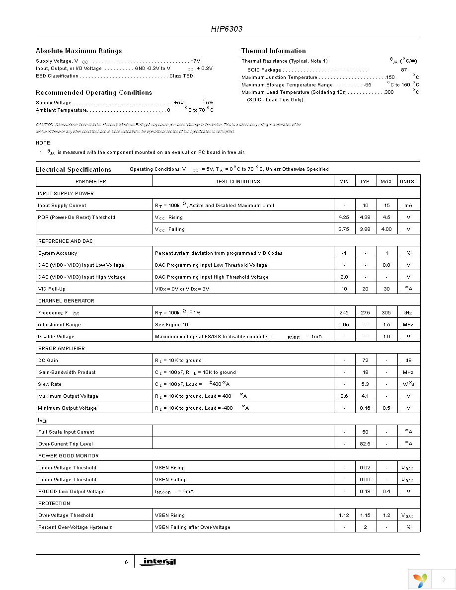 HIP6303CB-T Page 6