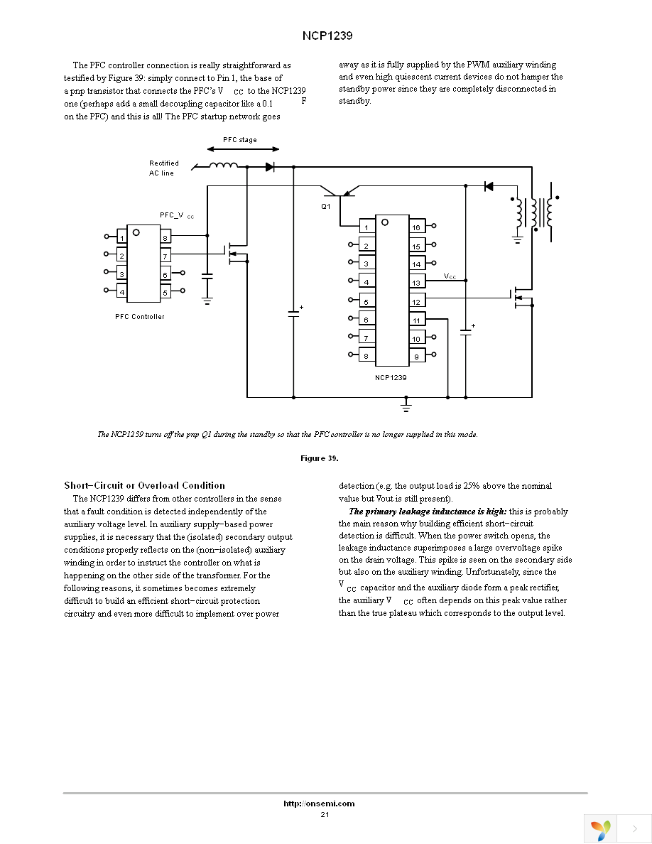 NCP1239FDR2 Page 21