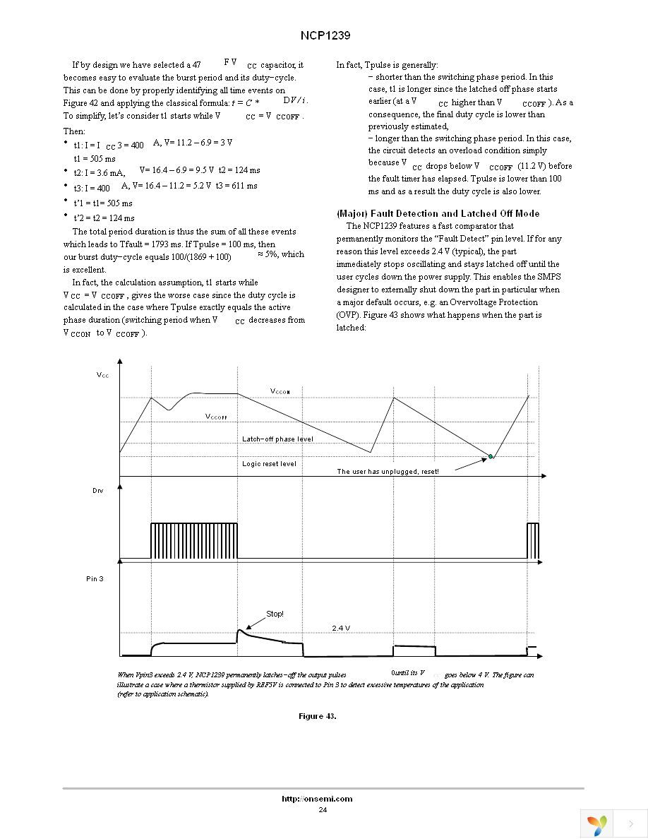 NCP1239FDR2 Page 24