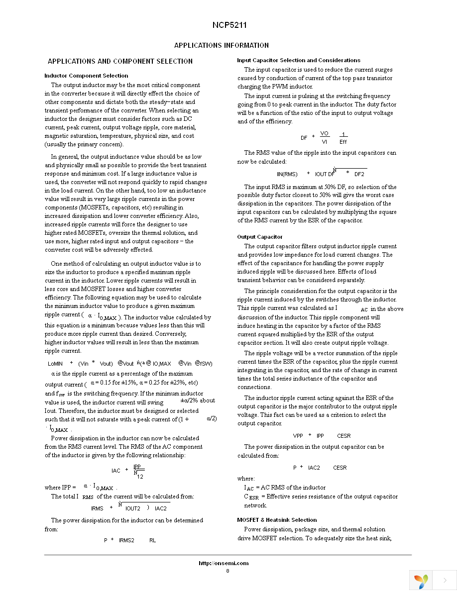 NCP5211DR2G Page 8