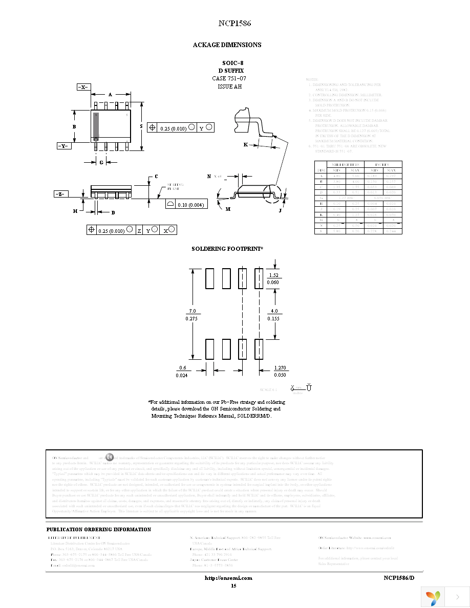 NCP1586DR2G Page 15