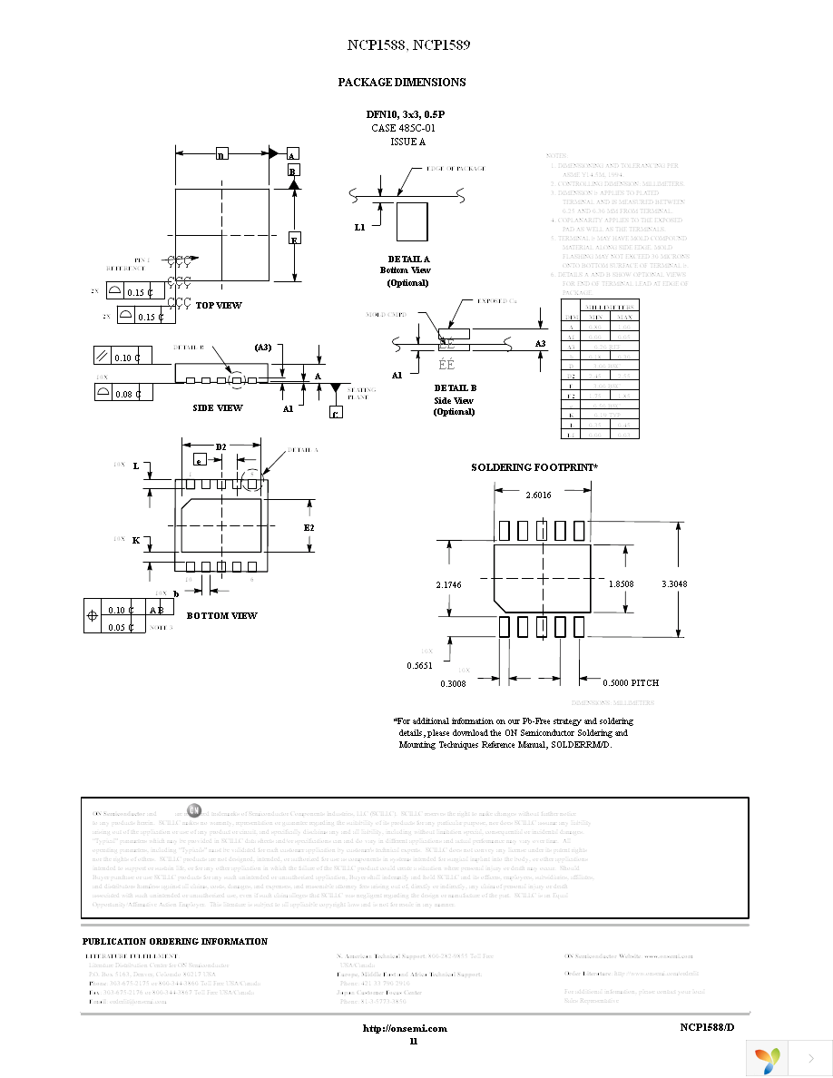 NCP1588MTR2G Page 11