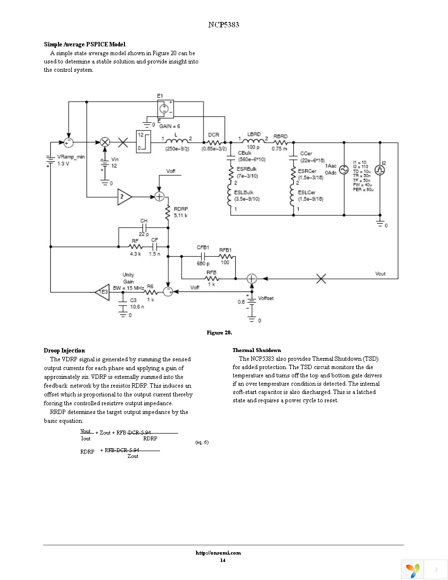 NCP5383MNR2G Page 14