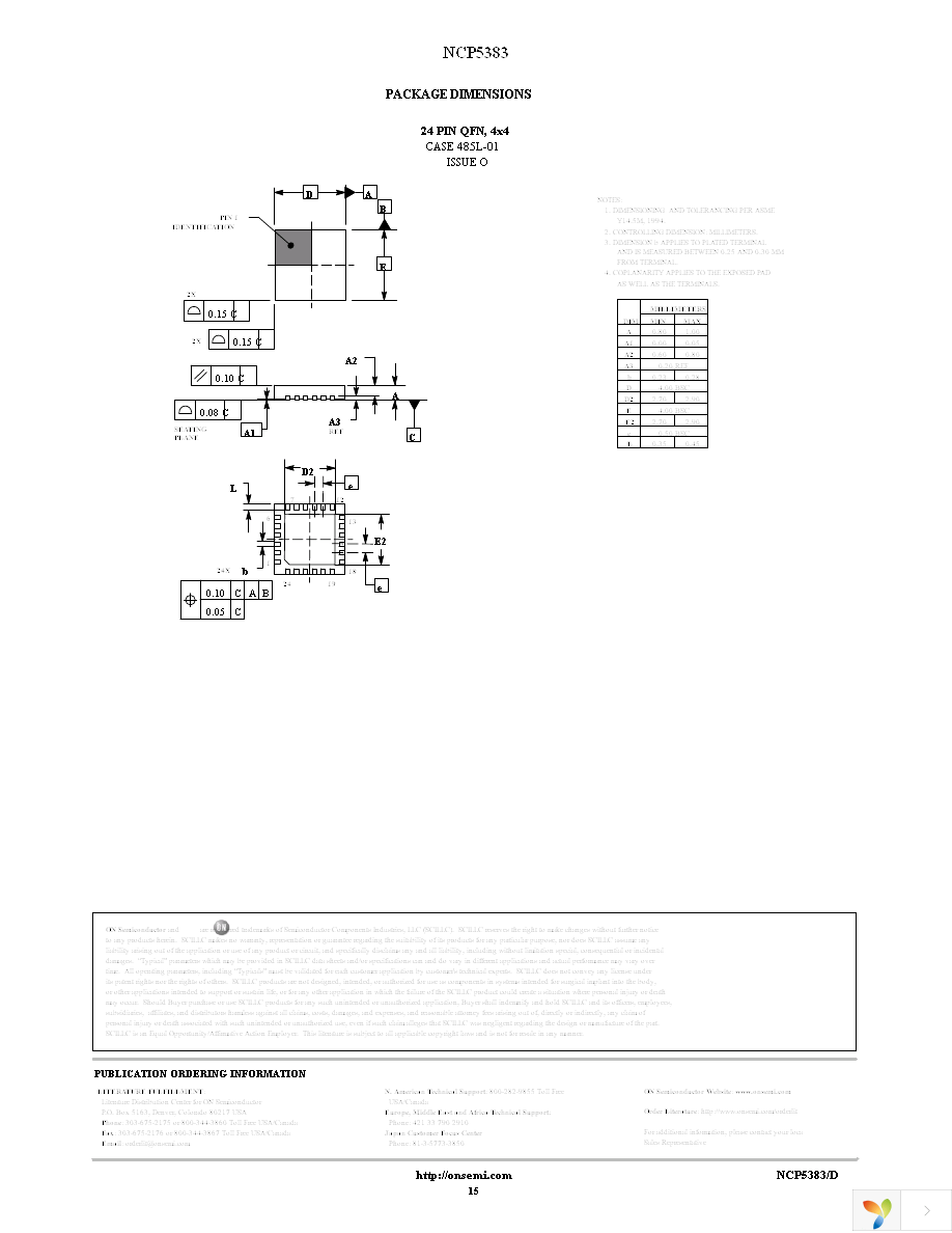 NCP5383MNR2G Page 15