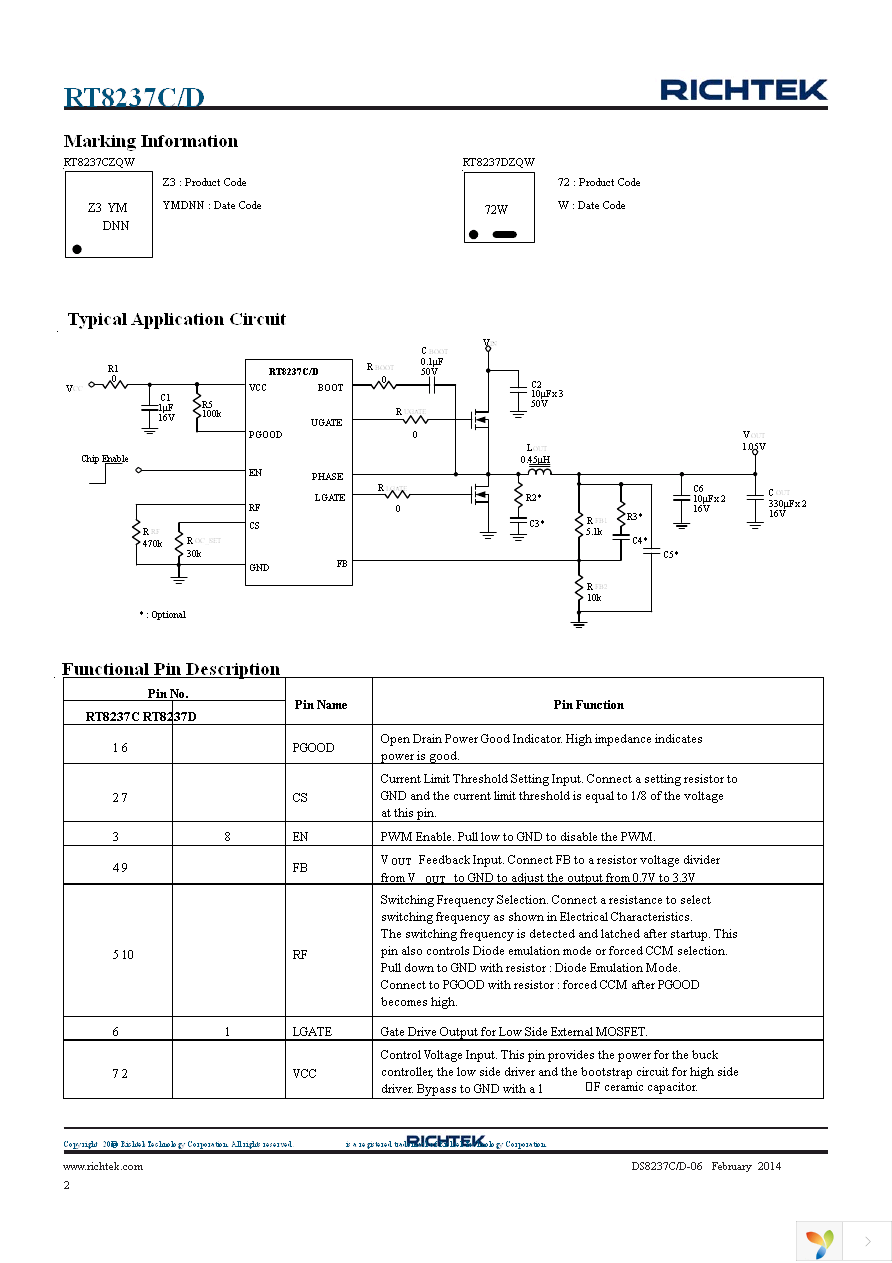 RT8237CZQW(2) Page 2