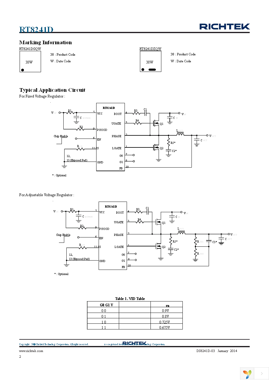 RT8241DZQW Page 2