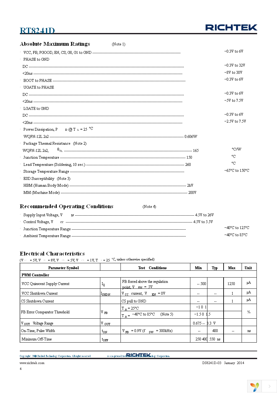 RT8241DZQW Page 4