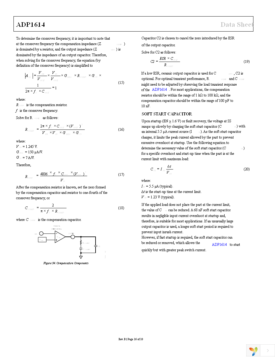 ADP1614ACPZ-1.3-R7 Page 16