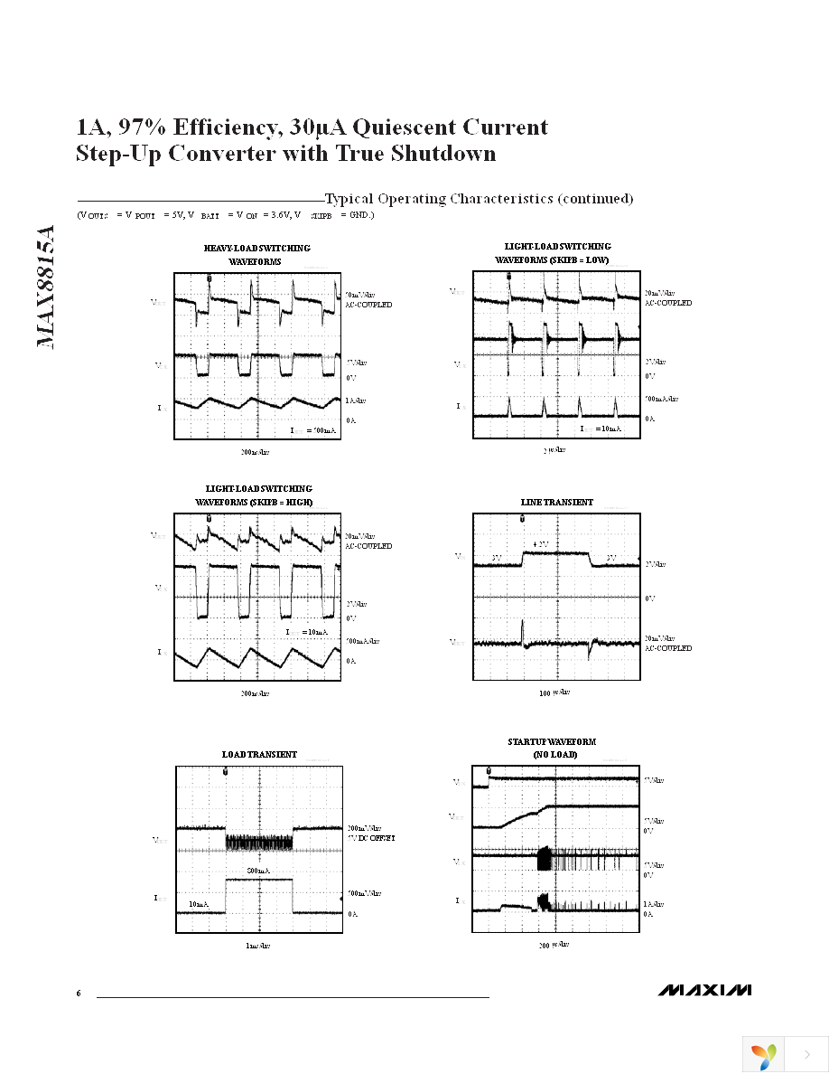 MAX8815AETB+T Page 6