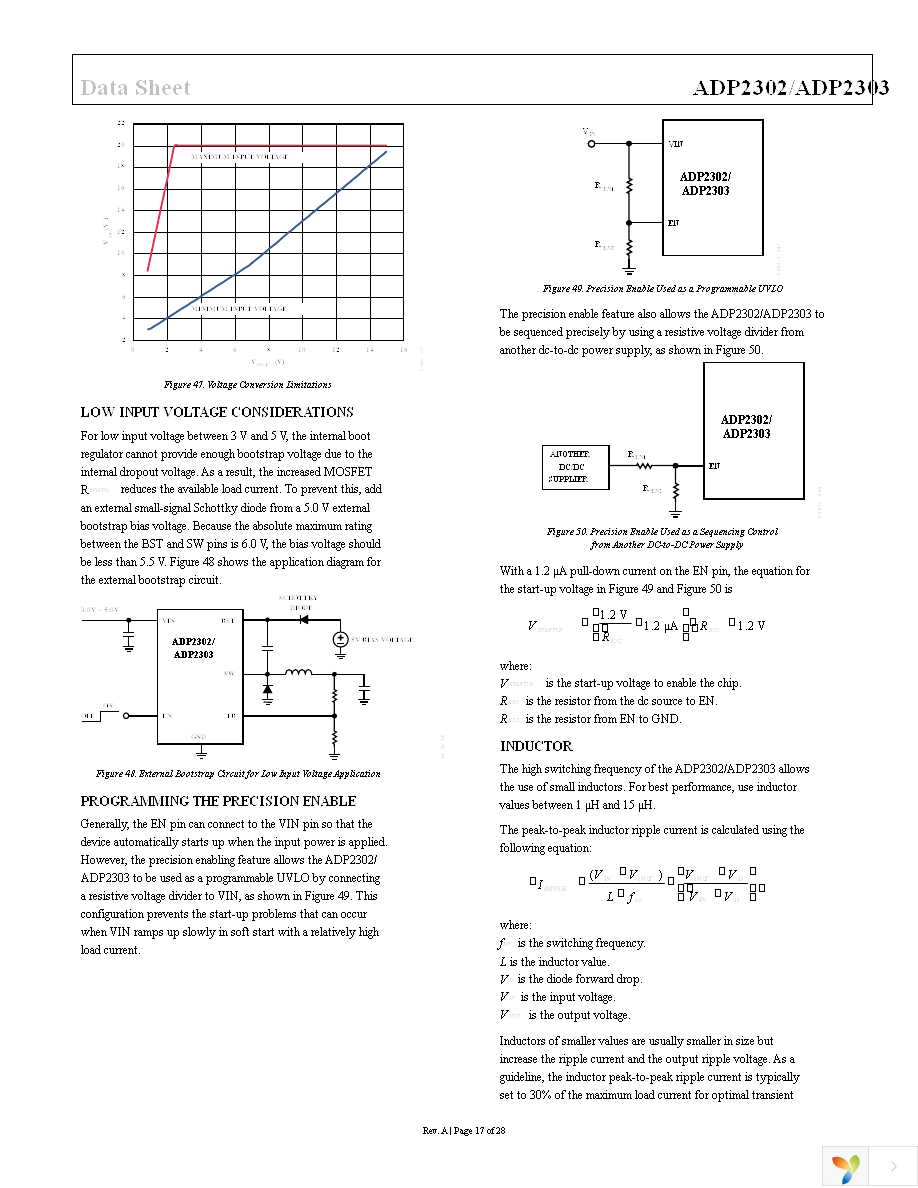 ADP2303ARDZ-5.0-R7 Page 17