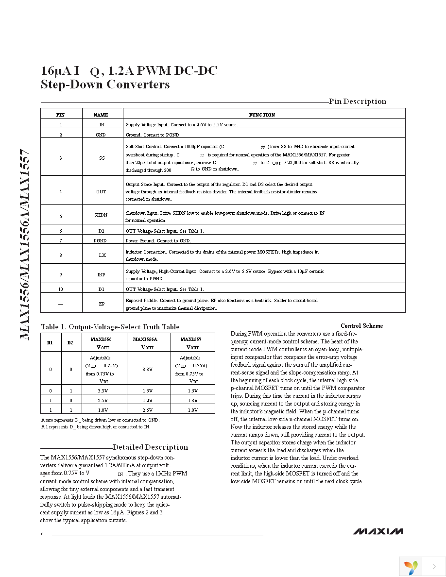 MAX1556ETB+T Page 6