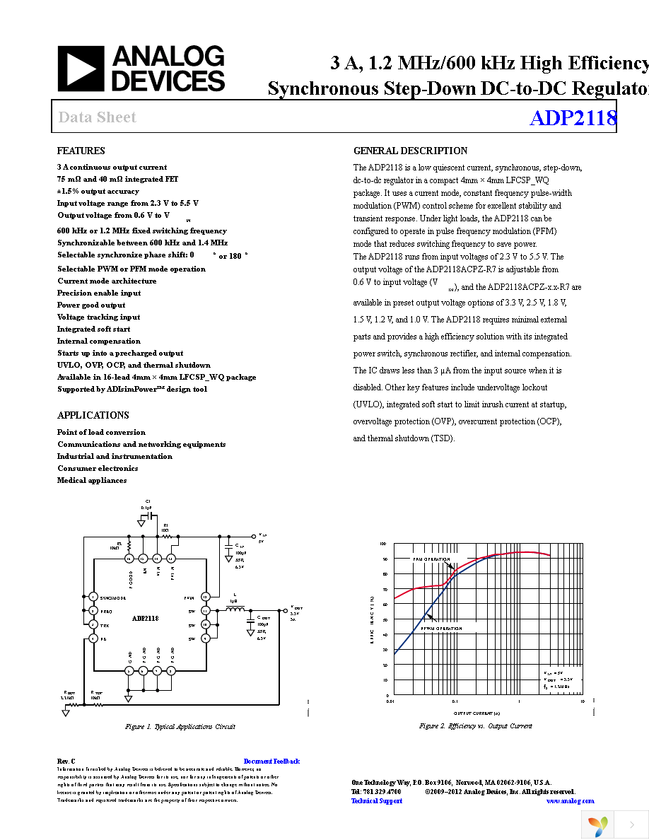 ADP2118ACPZ-R7 Page 1
